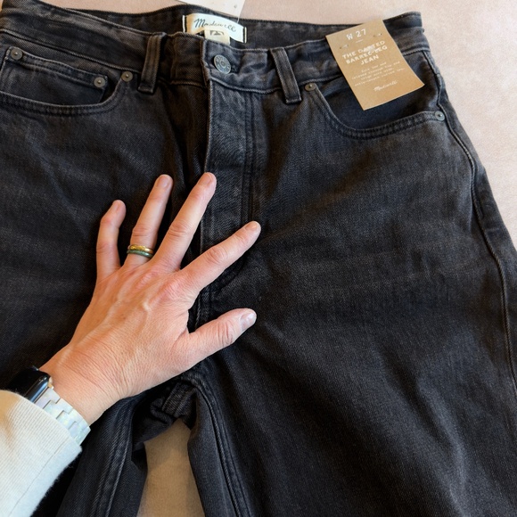 Madewell The Darted Barrel-Leg Jean • size 27 • NWT • NR525 - Picture 7 of 11